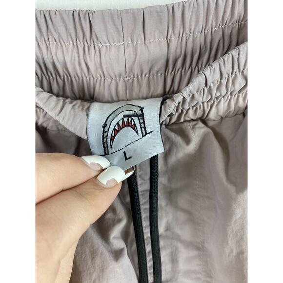 Tiger Shvrk Pink Jogger Pants Shark Zipper Size Large BAPE - Picture 5 of 6